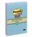3M 6603Sst PostIt Super Sticky Notes Lined 98 X 149Mm Tropic Breeze Pack 3