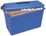 Crystalfile Carry Case Blue With Black Trim