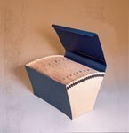 Marbig AZ Expanding File Foolscap Blue Buff