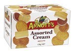 Arnotts Assorted Cream Biscuits 15Kg