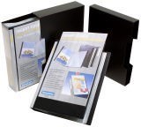 Beautone Black Fixed 20 Pocket Display Book A4