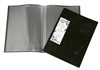 Colby H253A10 Harlequin Display Book With Insert Covers A4 10 Pocket Black