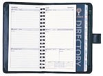 Debden Slimline Sl2599 Dayplanner Pu Snap Closure Week To View 162X82Mm Black