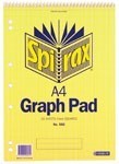 Spirax 582 Graph Pad 2Mm A4 30 Leaf