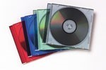Fellowes Cd Jewel Case Slimline Colours Pack 25