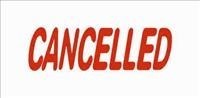 Deskmate PreInked Stamp Cancelled Red