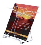 DeflectO 78145 Wire Brochure Holder Single Tier A4