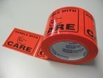 Stylus Packaging Tape Labels Handle With Care Roll 500