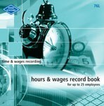 Zions Hours And Wages Reccord Book Large Up To 25 Employees