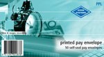 Zions Printed Pay Envelopes Self Seal 90 X 165Mm Pack 50