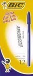 Bic Economy Ballpoint Pens Medium Blue Box 12