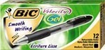 Bic Velocity Gel Ink Pen Retractable Medium Black