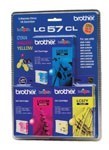 Brother Lc-57Cl Inkjet Cartridge Colour Pack 3