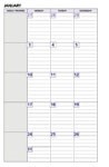 Debden Desk Dayplanner Refill Dk1300 Month To View