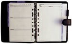 Debden Desk Dk3599 Dayplanner Leather Snap Closure 216X140Mm Black