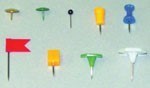 Esselte Chart Pins Assorted Pack 50