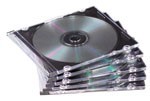 Fellowes Cd Jewel Case Slimline Black Pack 25
