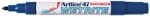 Artline 47 Wetrite Permanent Marker Bullet Black