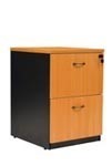 Ys Design Oxley 2 Drawer Filing Cabinet 476X550X700Mm Beech Ironstone