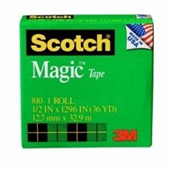 3M Scotch 810 Magic Tape 12Mm X 33M