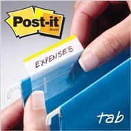 3M 686A1Bb PostIt Durable Filing Tabs Angled Bright Colours 24 Tabs