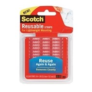 3M Scotch R101 Reusable Strips 254 X 762Mm Pack 6 Strips