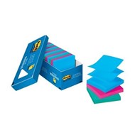 3M R33018Aucp PostIt Popup Notes Cabinet Pack 76 X 76Mm Assorted Ultra Colours Pack 18