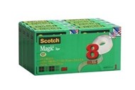 3M Scotch 810-8 Magic Tape Multi Pack 19Mm X 25M Pack 8