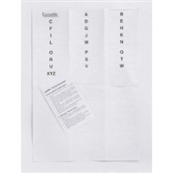 Crystalfile Inserts AZ White Pack 50