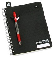 Marbig Accohide Notebook Enviro Recycled A5 200 Pages