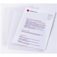 Marbig Ultra Heavy Duty Letter Files Pp A4 Clear Pack 10
