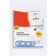Marbig Copysafe Sheet Protectors Economy A4 Clear Box 100