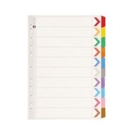 Marbig Dividers Index A4 Colour 10 Tab
