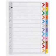 Marbig Dividers Index A4 Colour 112 Tab