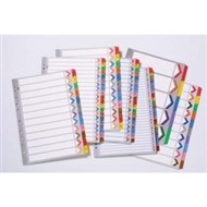 Marbig Dividers Index A4 Colour AZ 35024