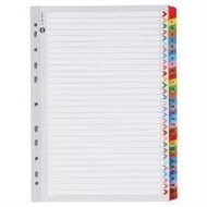 Marbig Dividers Index A4 Colour 131 Tab