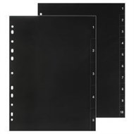 Marbig Enviro Polypropylene Dividers Printed 110 10 Tab