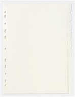 Marbig Manilla Dividers 10 Tab White Bulk Pack 20