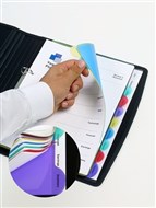 Marbig Dividers View Tab A4 Clear 5 Tab