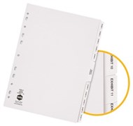 Marbig White A4 Manilla Legal 126 Dividers