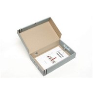 Marbig Box File Spring Fitting Foolscap 80X240X385Mm Grey