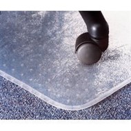 Marbig High Pile Carpet Key Hole Chairmat 1140 X 1340Mm