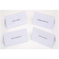 Rexel Name Plates Small 92 X 56Mm Pack 50