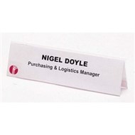 Rexel Name Plates 210 X 59Mm Large Pack 25