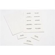 DISCONTINUED  Rexel Convention Badge Self Adhesive Pack 24