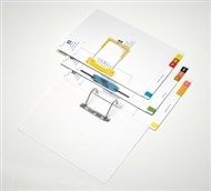 Avery 46511 Lateral File Foolscap White With Permclip File Fastener Box 100