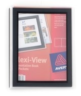 Avery 47690 Flexiview Presentation Book 24 Pocket Black