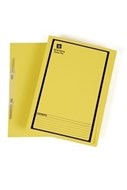 Avery 85404 Spiral Spring Action File Fc Yellow Printed Black