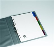 Avery 85791 L74305 Dividers A4 White Coloured Insertable Tabs Wizard