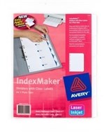 Avery 93011 L74525 Indexmaker A4 With Easy Apply Labels 5 Tabs
